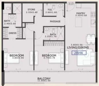 99 Parkplace-Flat Plans Image#f68df