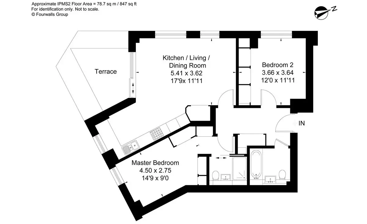 Abbey Road Cross-Flat Plans Image#00bfe