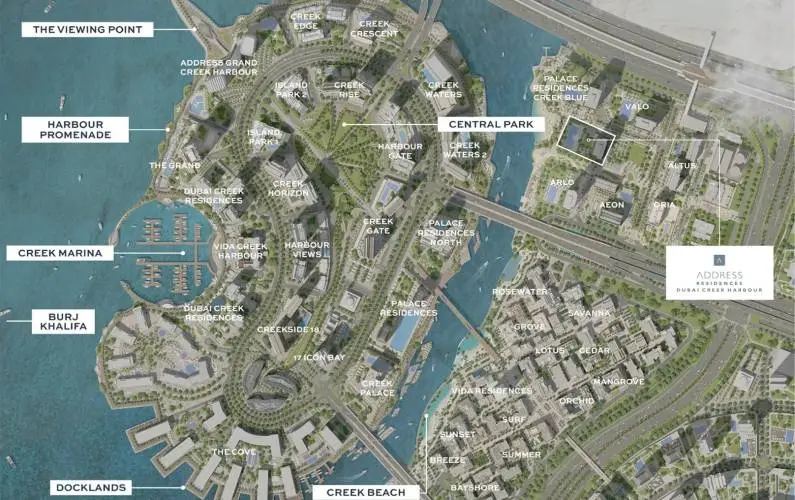 Address Residences at Dubai Creek Harbour-Site Plans Image#803df