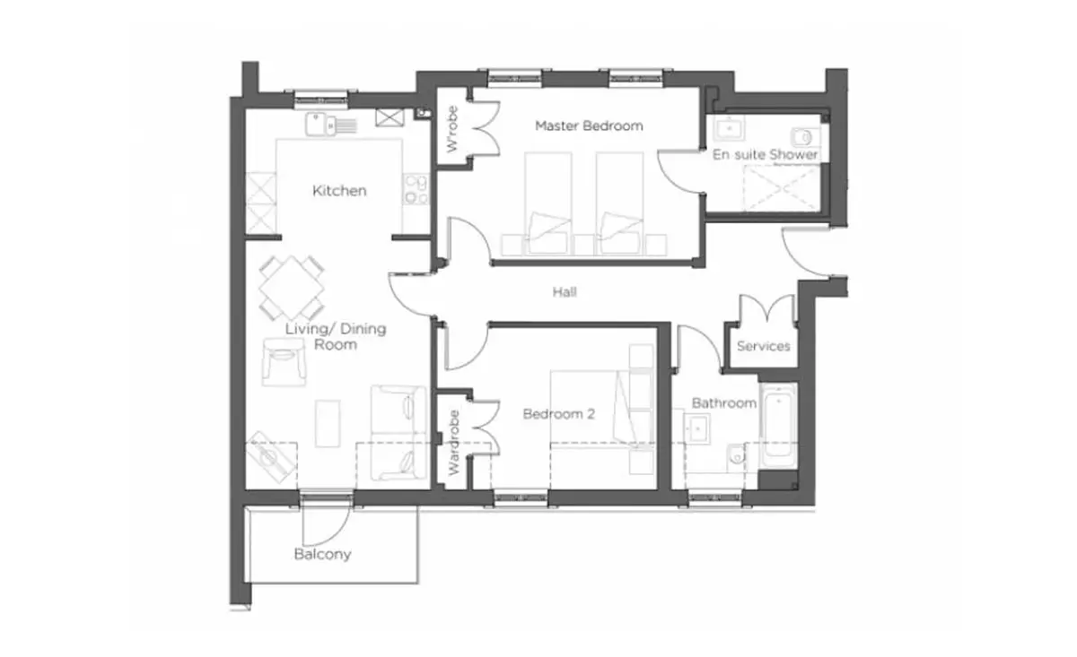 Audley Cooper's Hill-Flat Plans Image#c2ac7