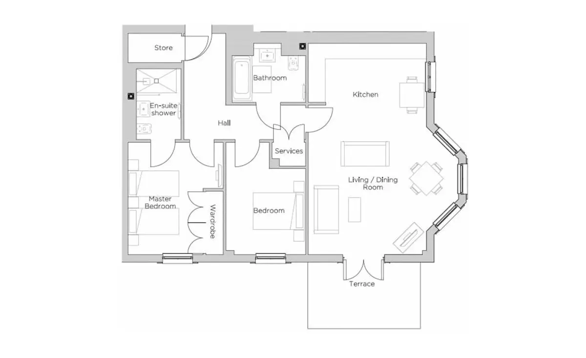 Audley Cooper's Hill-Flat Plans Image#0a95d