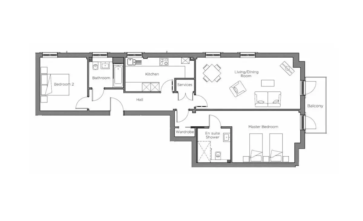 Audley Cooper's Hill-Flat Plans Image#3021a