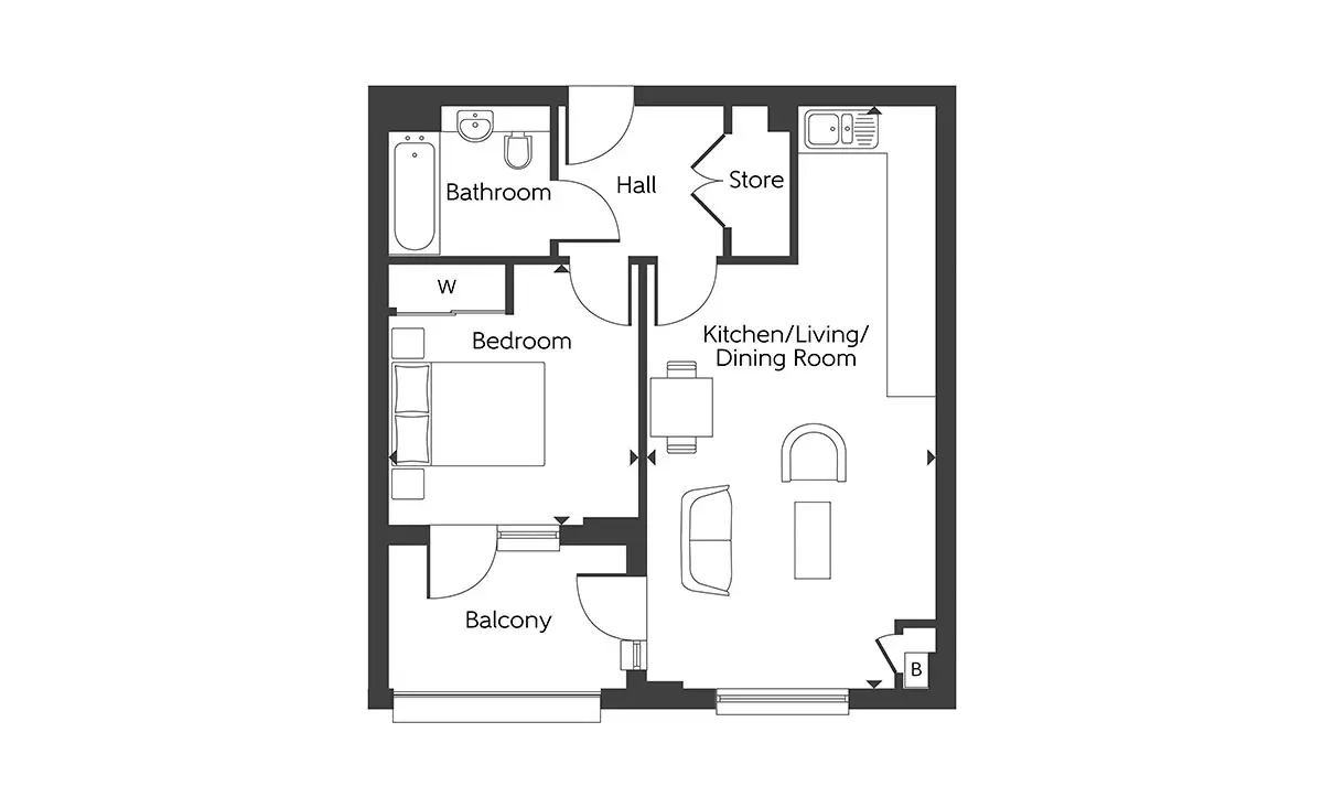 Battalion Court-Flat Plans Image#017b4