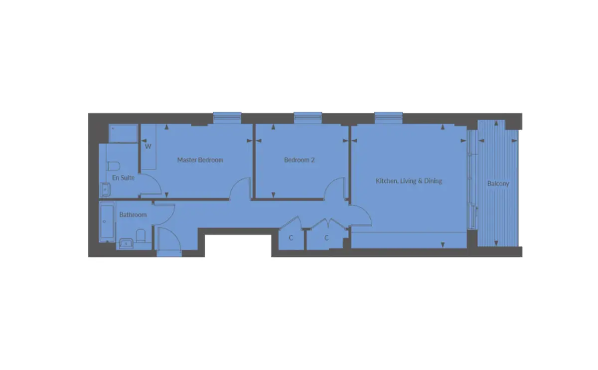 Beam Park-Flat Plans Image#21aa1