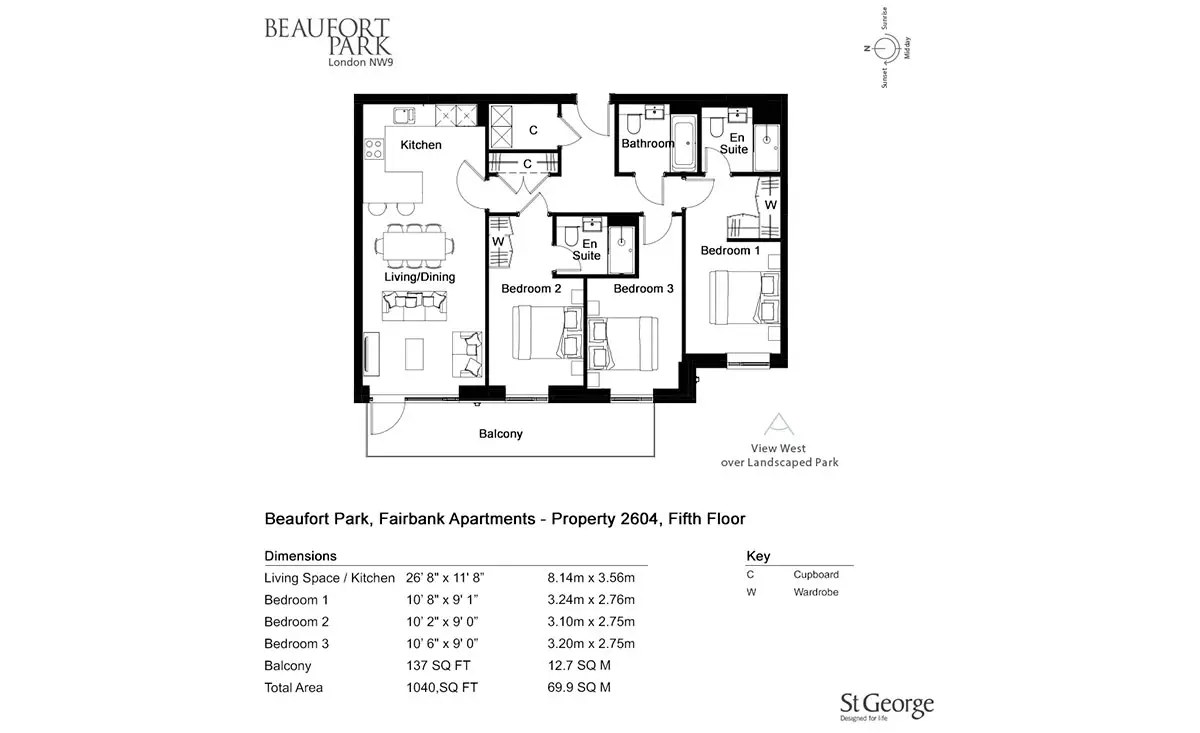 Beaufort Park-Flat Plans Image#27ba1