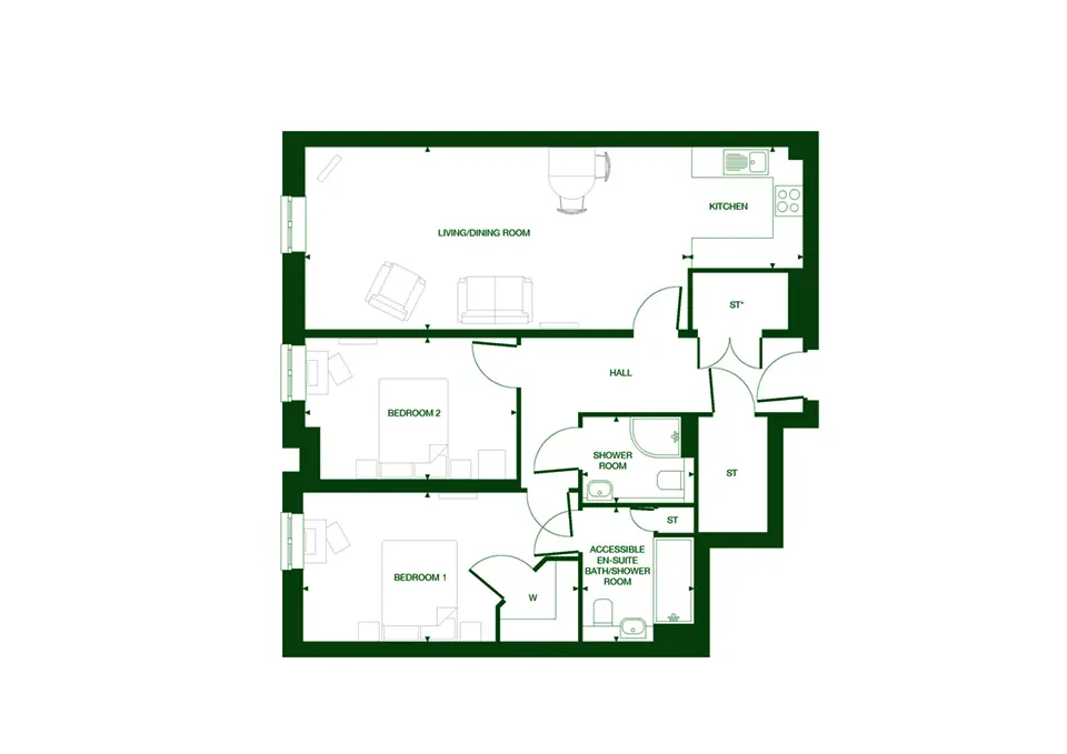 Beck House-Flat Plans Image#2f7aa