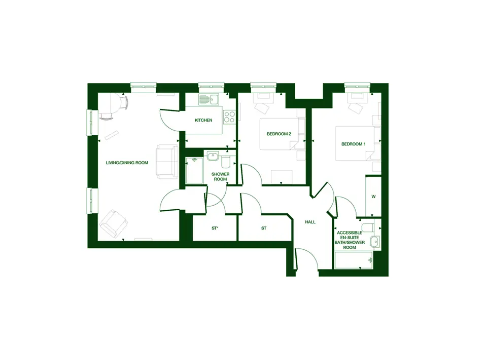 Beck House-Flat Plans Image#9f110