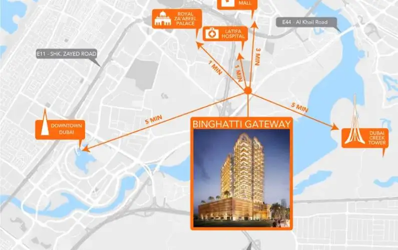 Binghatti Gateway-Site Plans Image#56c01