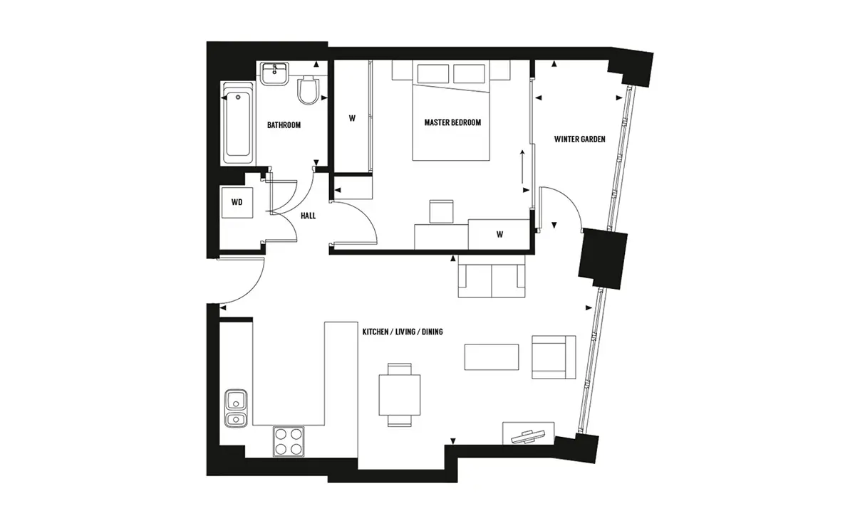 Blackwall Reach-Flat Plans Image#a1cf2