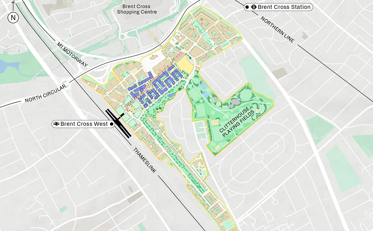 Brent Cross Town-Site Plans Image#d6d11