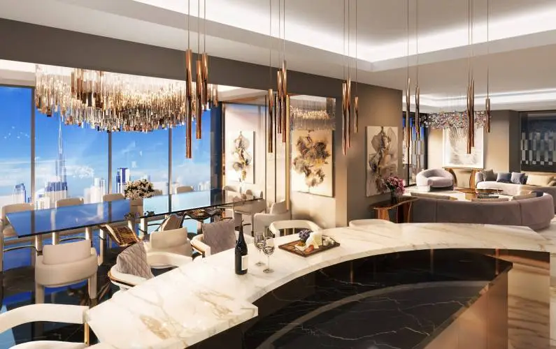 Burj Binghatti-Jacob&Co Residences-Interior Image#e195f