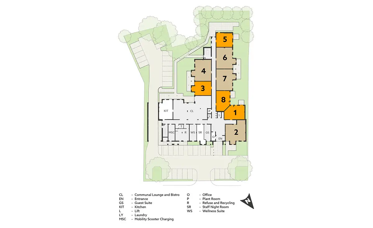 Campbell House-Site Plans Image#6ef8a