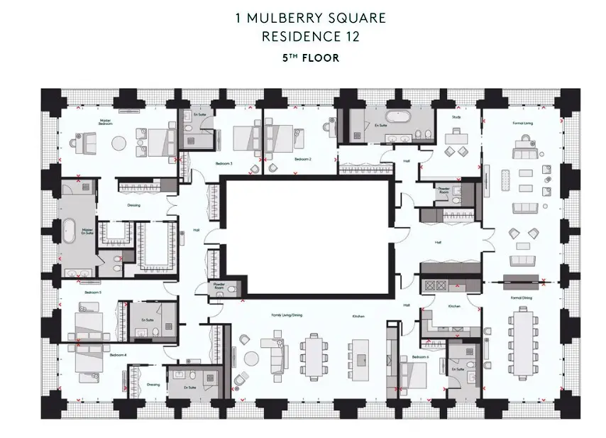 Chelsea Barracks-Flat Plans Image#3d414