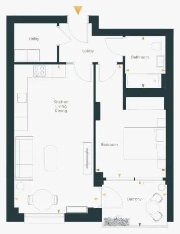 Clapham Quarter-Flat Plans Image#e5cdd