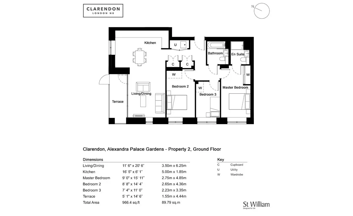 Clarendon-Flat Plans Image#2fa05