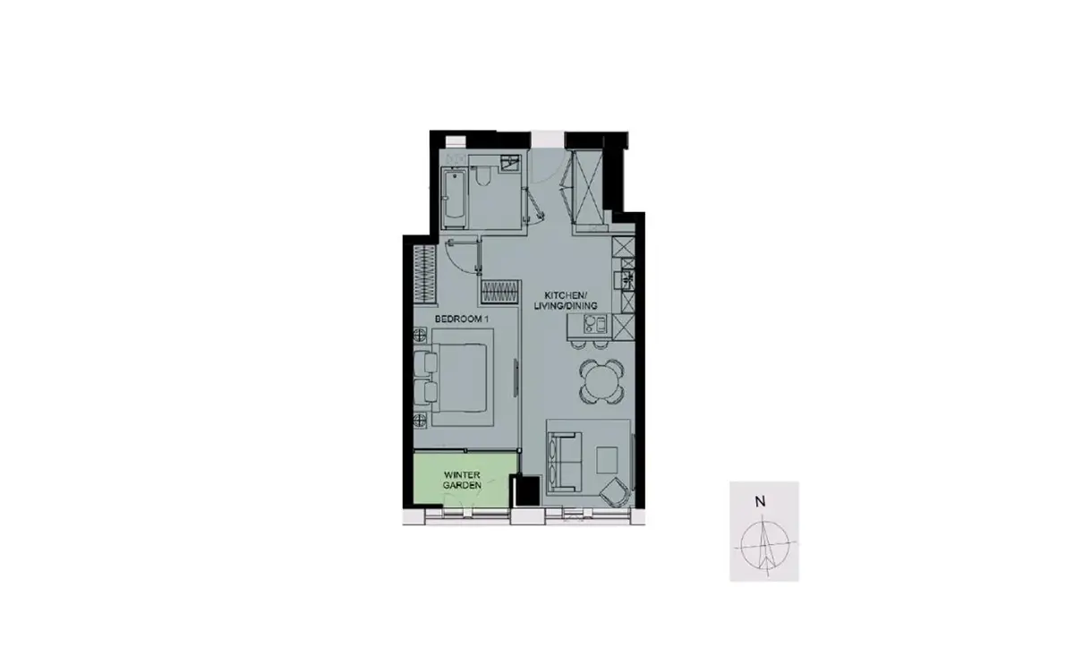 DAMAC Tower-Flat Plans Image#983de