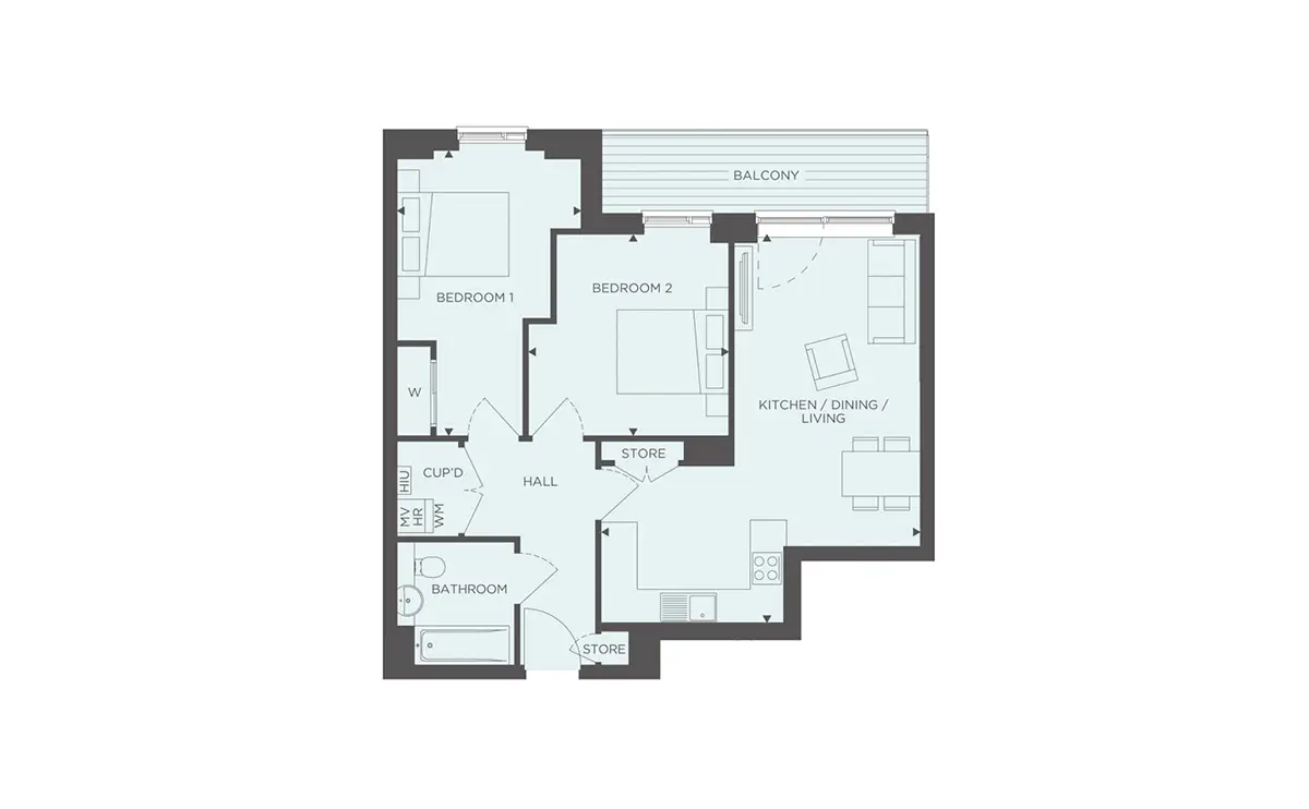 Echo One-Flat Plans Image#20c1d