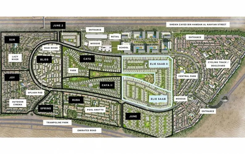 Elie Saab Villas 2-Site Plans Image#f3e09