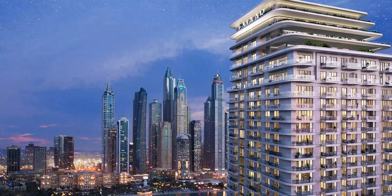 Emaar Beachgate-Public Image#ff918