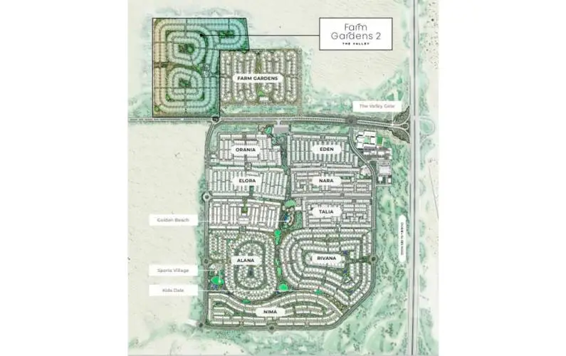 Farm Gardens Villas 2 (The Valley)-Site Plans Image#ea052