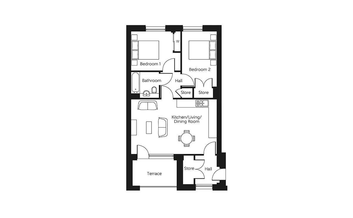 Fielders Quarter-Flat Plans Image#58190