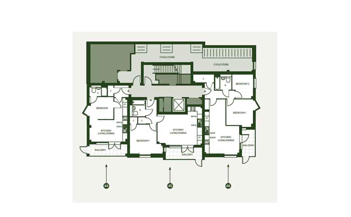 Fortesque Gardens-Flat Plans Image#35b7a