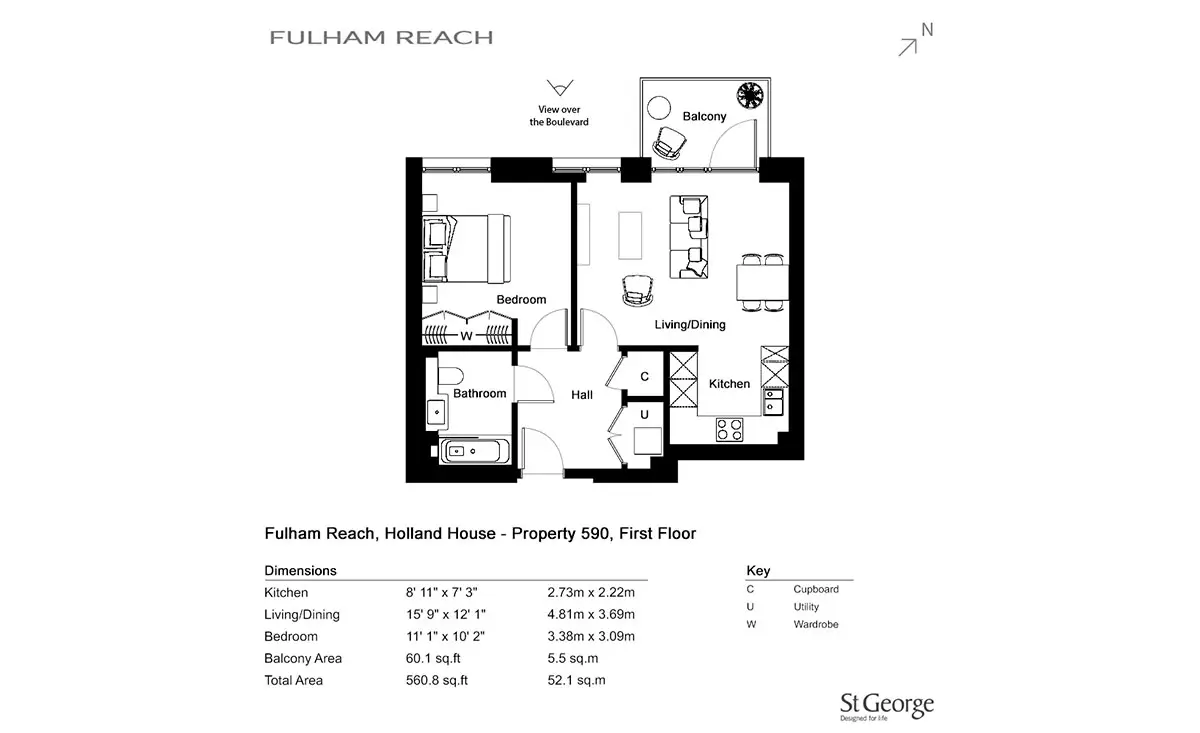 Fulham Reach-Flat Plans Image#2a411