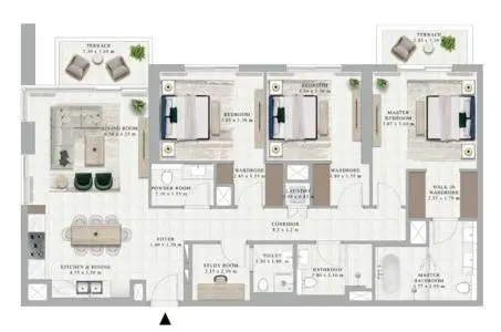 Golf Hillside-Flat Plans Image#b3dbc