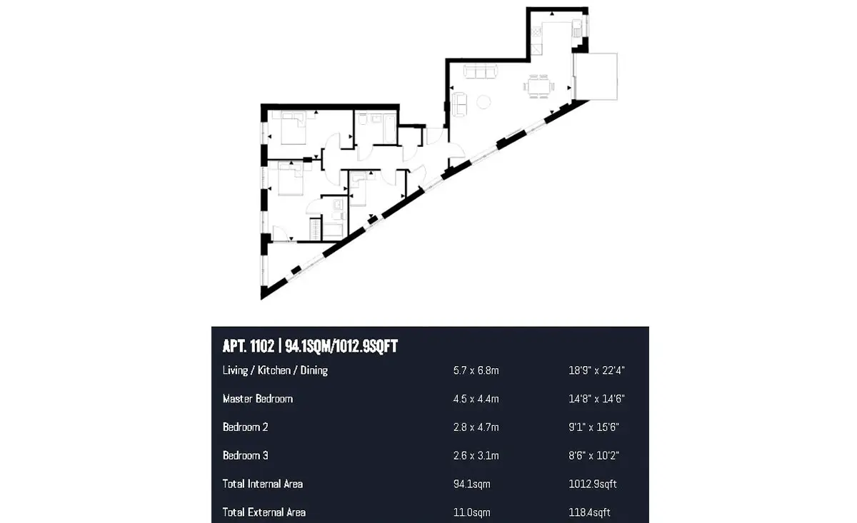 Helo Tower (58-70 York Road)-Flat Plans Image#2d74a