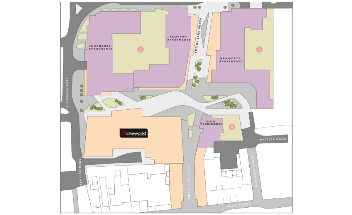 High Street Quarter-Site Plans Image#b6b1b