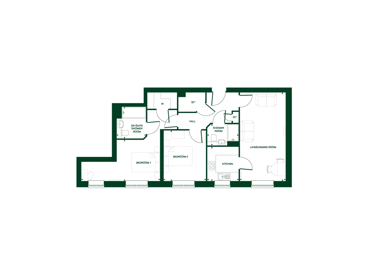 Highclere House-Flat Plans Image#6f62a