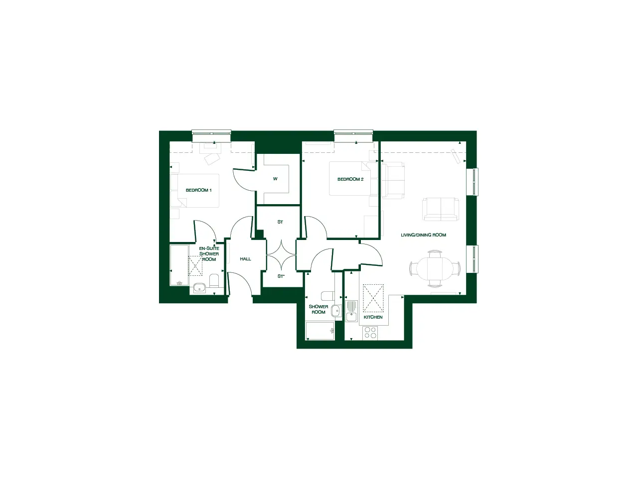 Highclere House-Flat Plans Image#45b5d