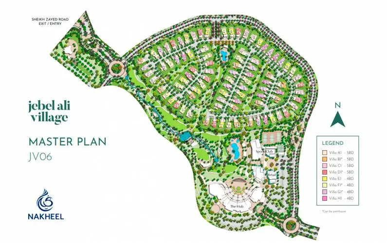 Jebel Ali Village-Site Plans Image#f91c5