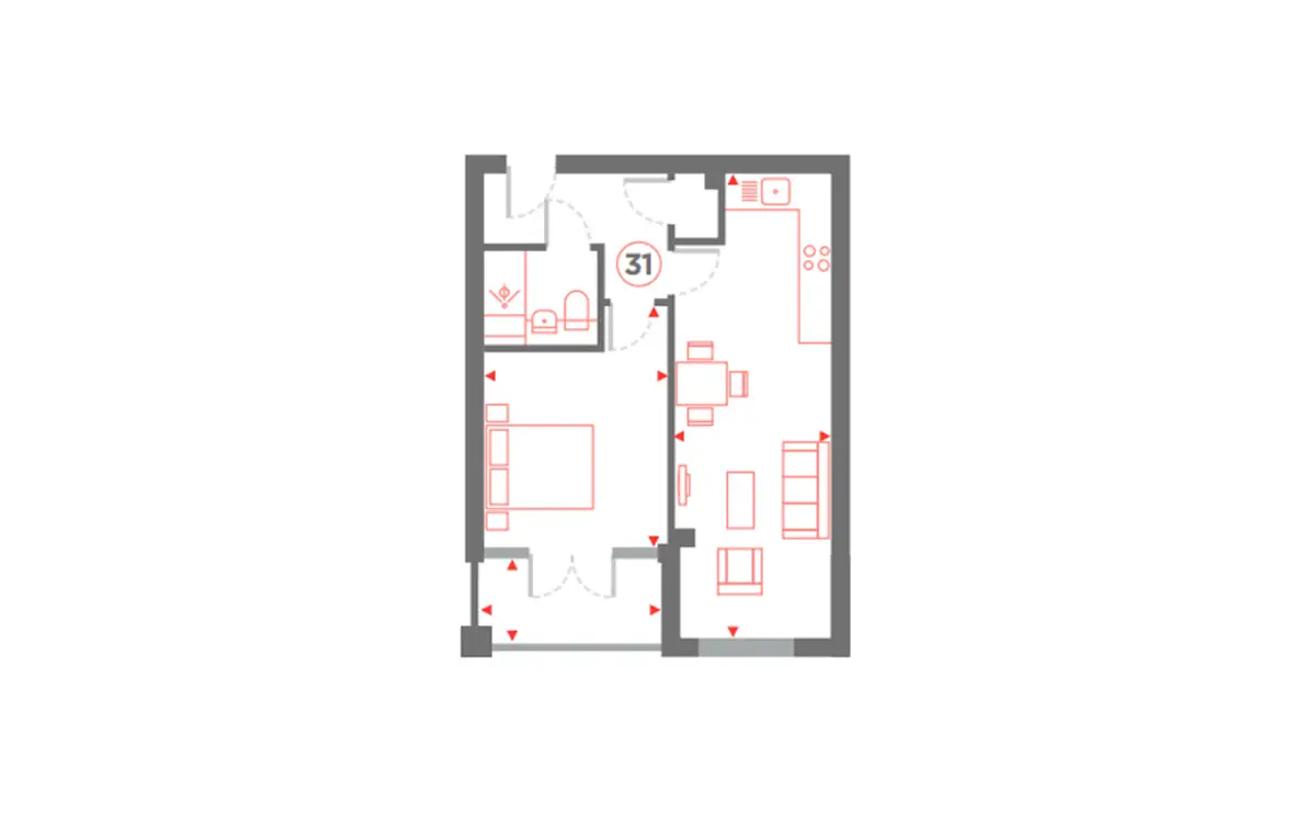 Kettle Yard-Flat Plans Image#c704b