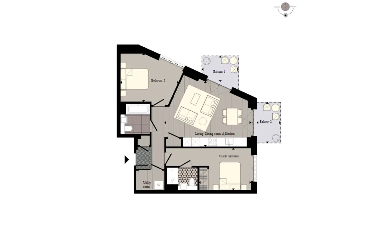 Keybridge-Flat Plans Image#53304