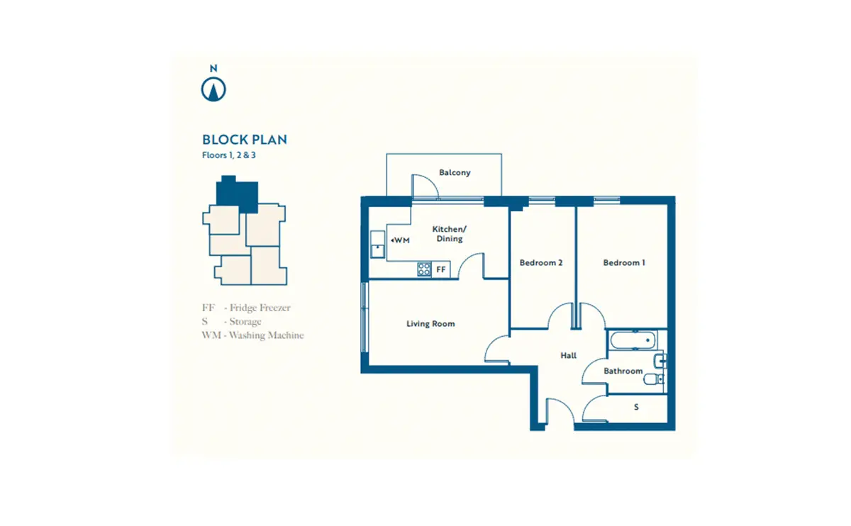 New River Walk-Flat Plans Image#31525