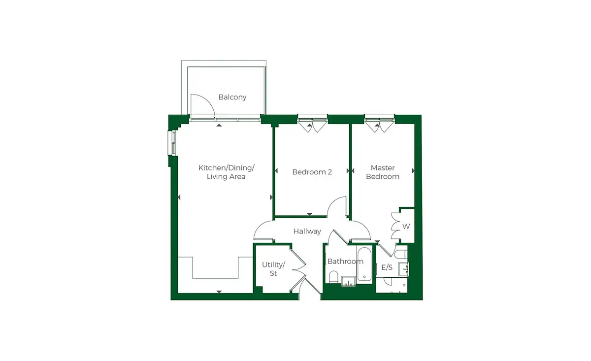 No.1 Millbrook Park-Flat Plans Image#8e5e4