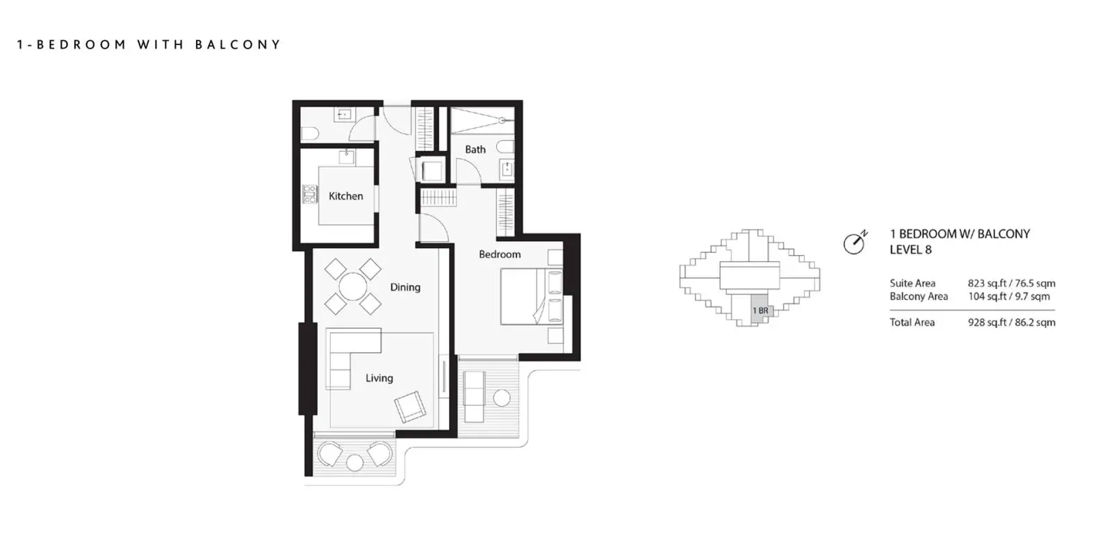 One B Tower-Flat Plans Image#44c89