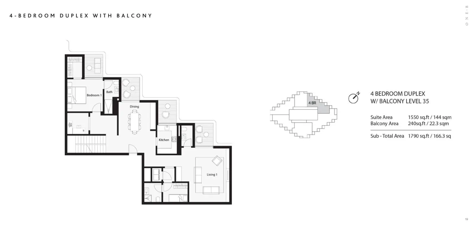 One B Tower-Flat Plans Image#d32ab