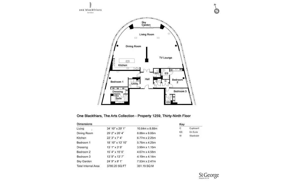 One Blackfriars-Flat Plans Image#6f20d