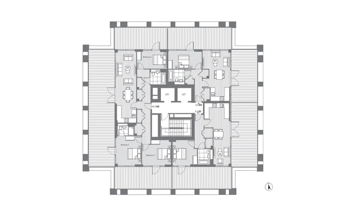 Orchard Wharf-Flat Plans Image#cfe57