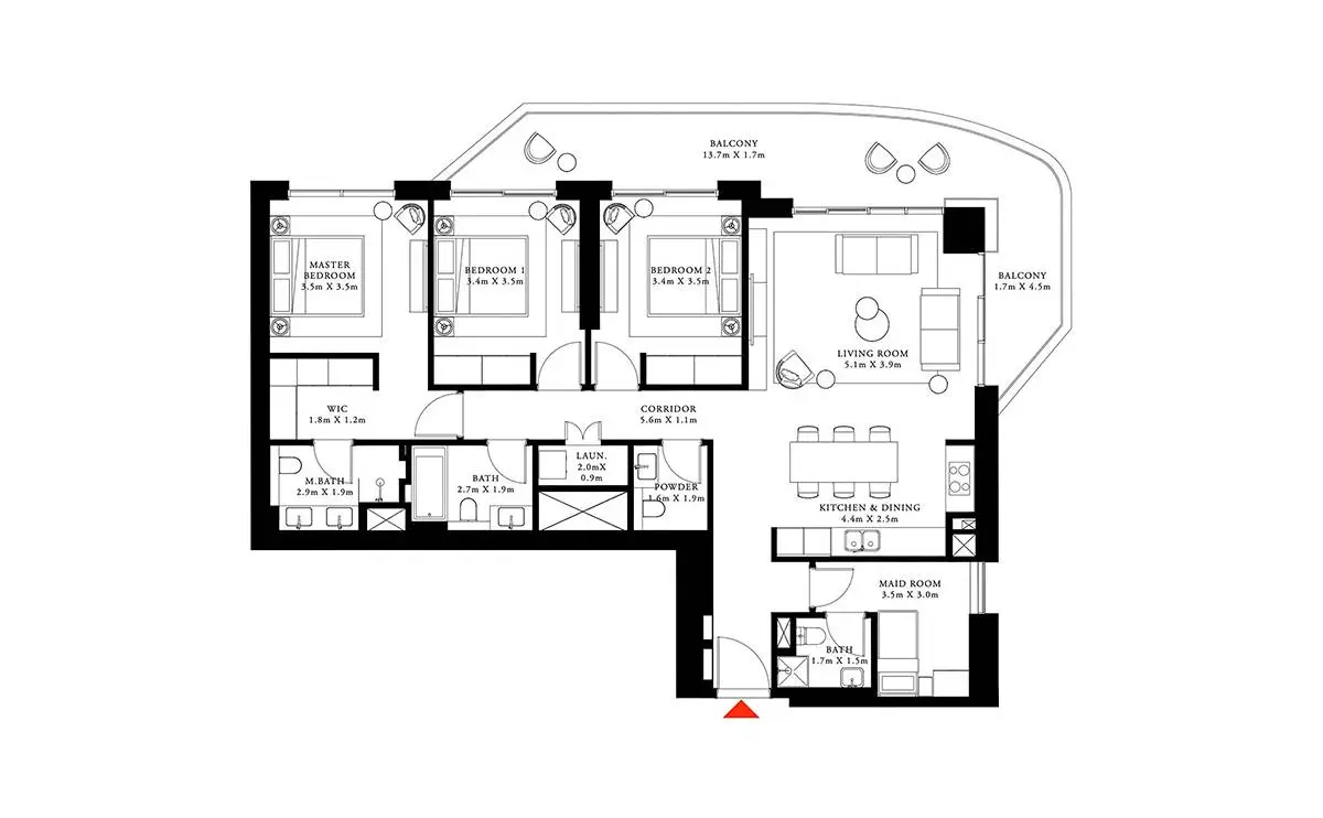 Palace Beach Residence Tower 2-Public Image#a3eca