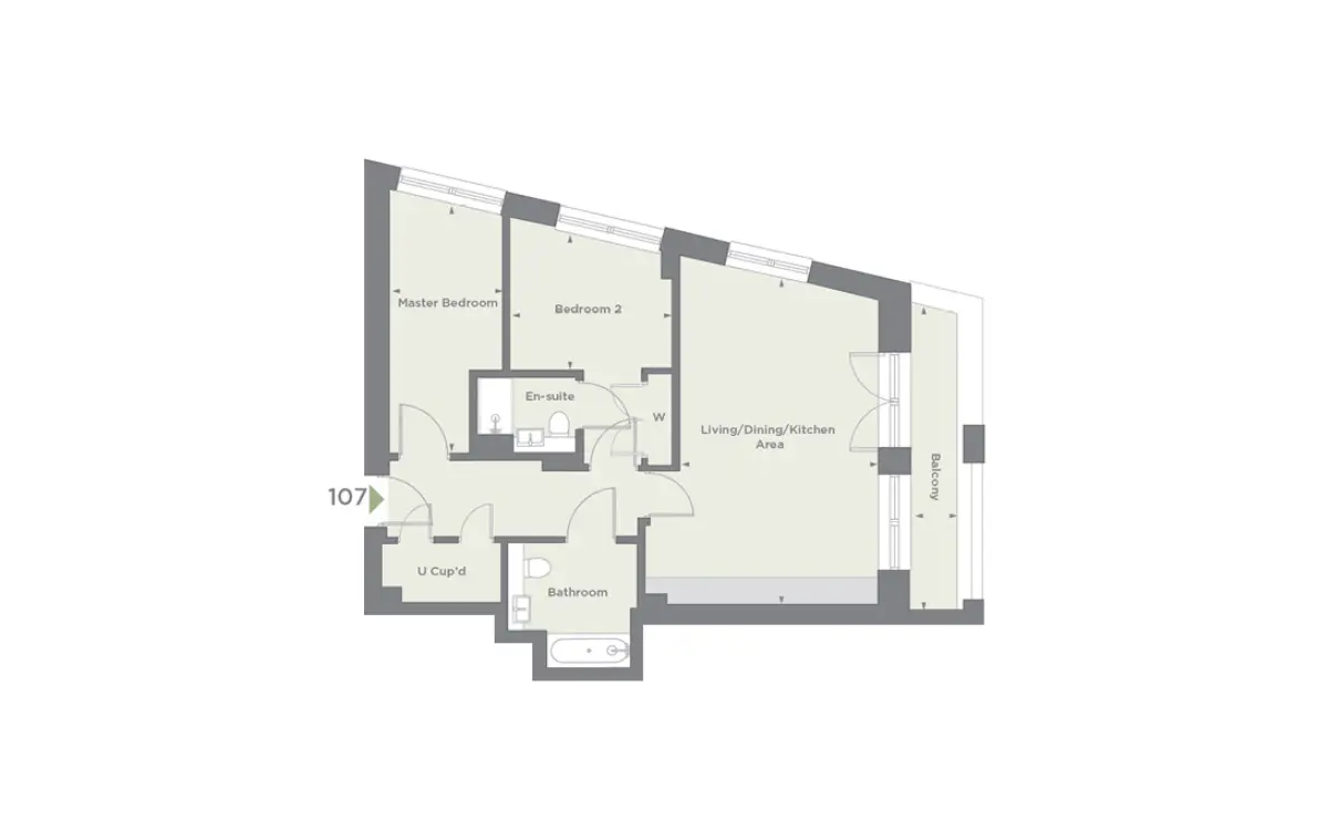 Quartet-Flat Plans Image#be311