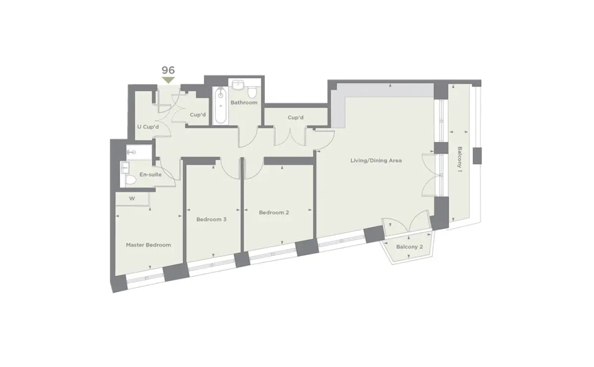 Quartet-Flat Plans Image#214cd