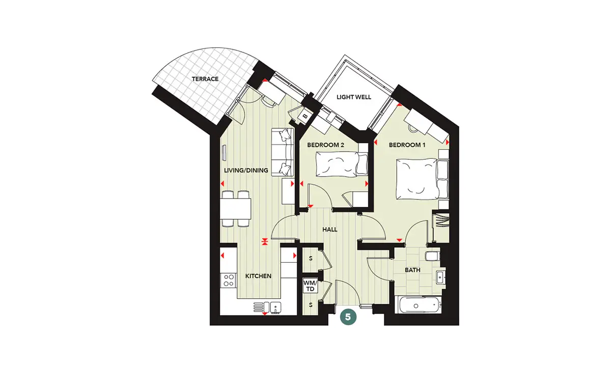 Ridgmount Apartments-Flat Plans Image#f8c2f