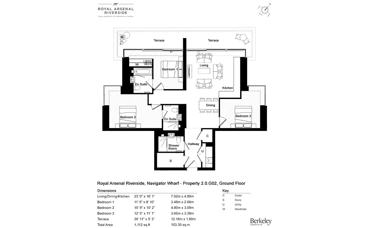 Royal Arsenal Riverside-Flat Plans Image#8e892