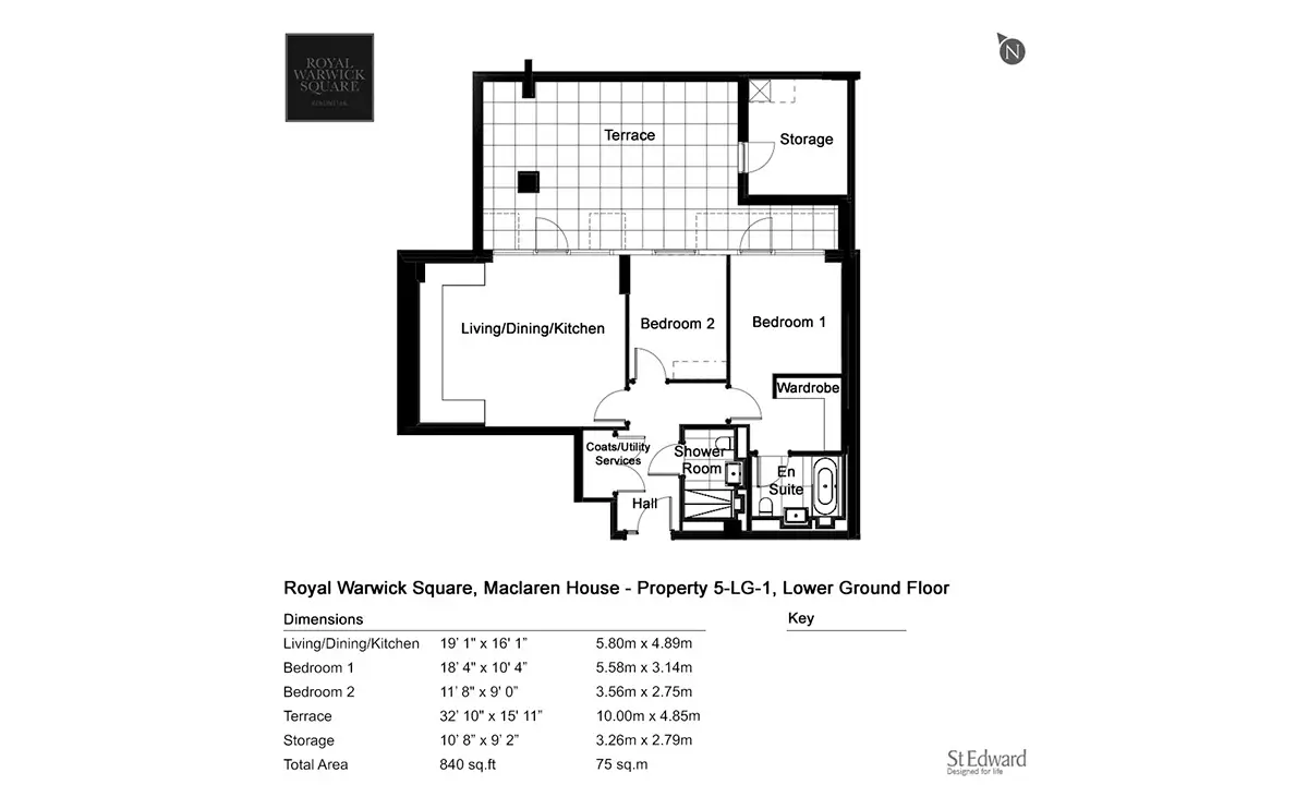 Royal Warwick Square-Flat Plans Image#fe612