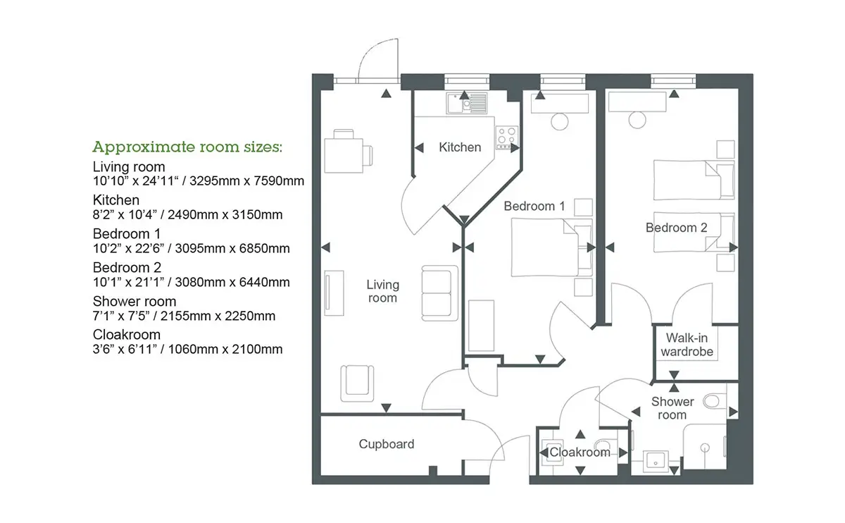 Shepheard's House-Flat Plans Image#07f61