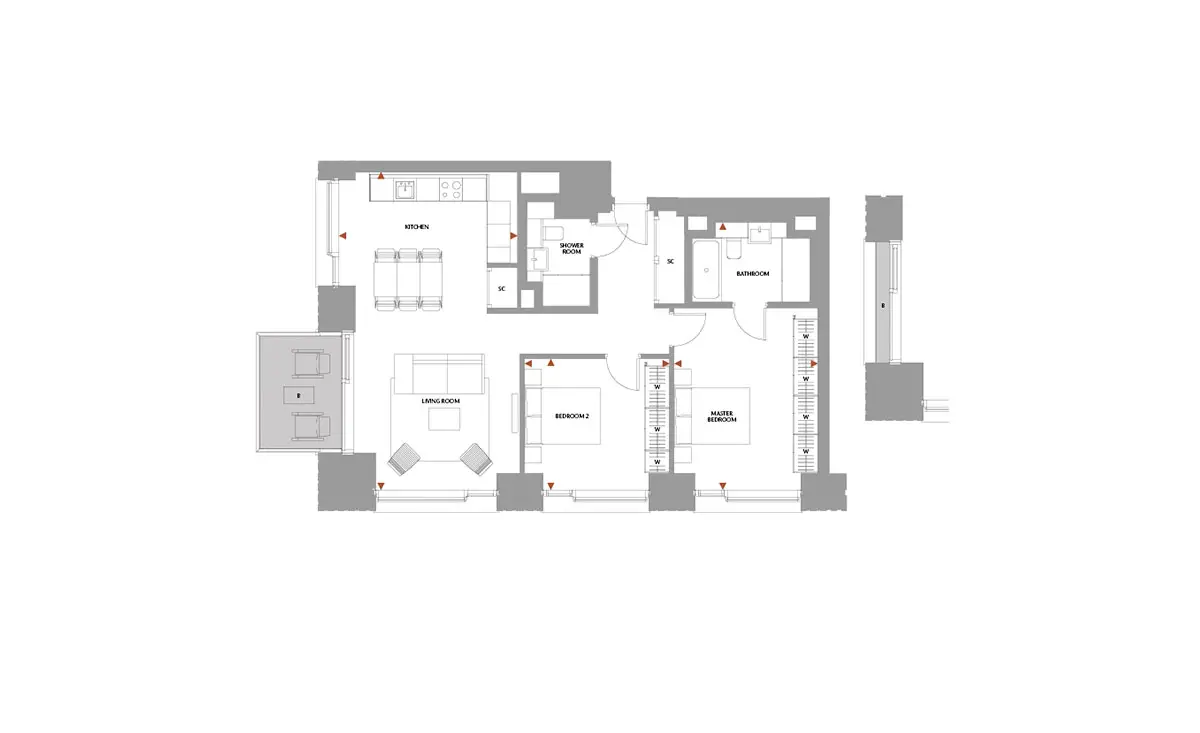 Southbank Place-Flat Plans Image#ece4b