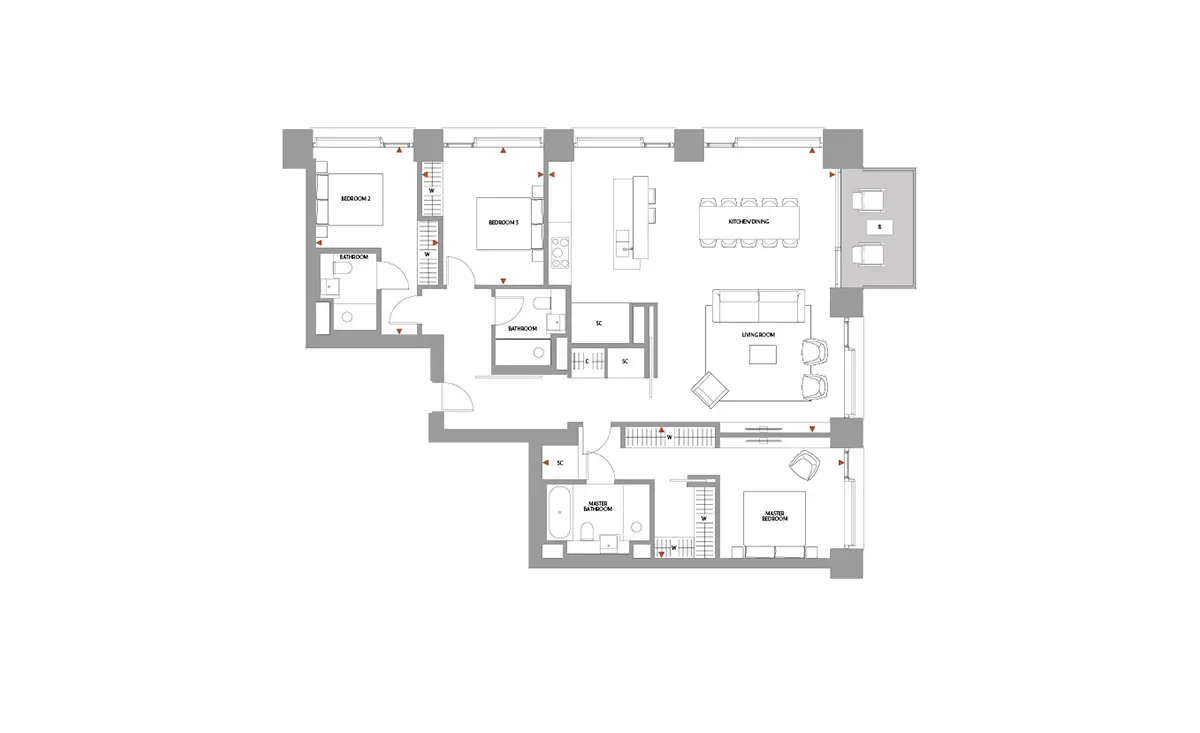 Southbank Place-Flat Plans Image#21573